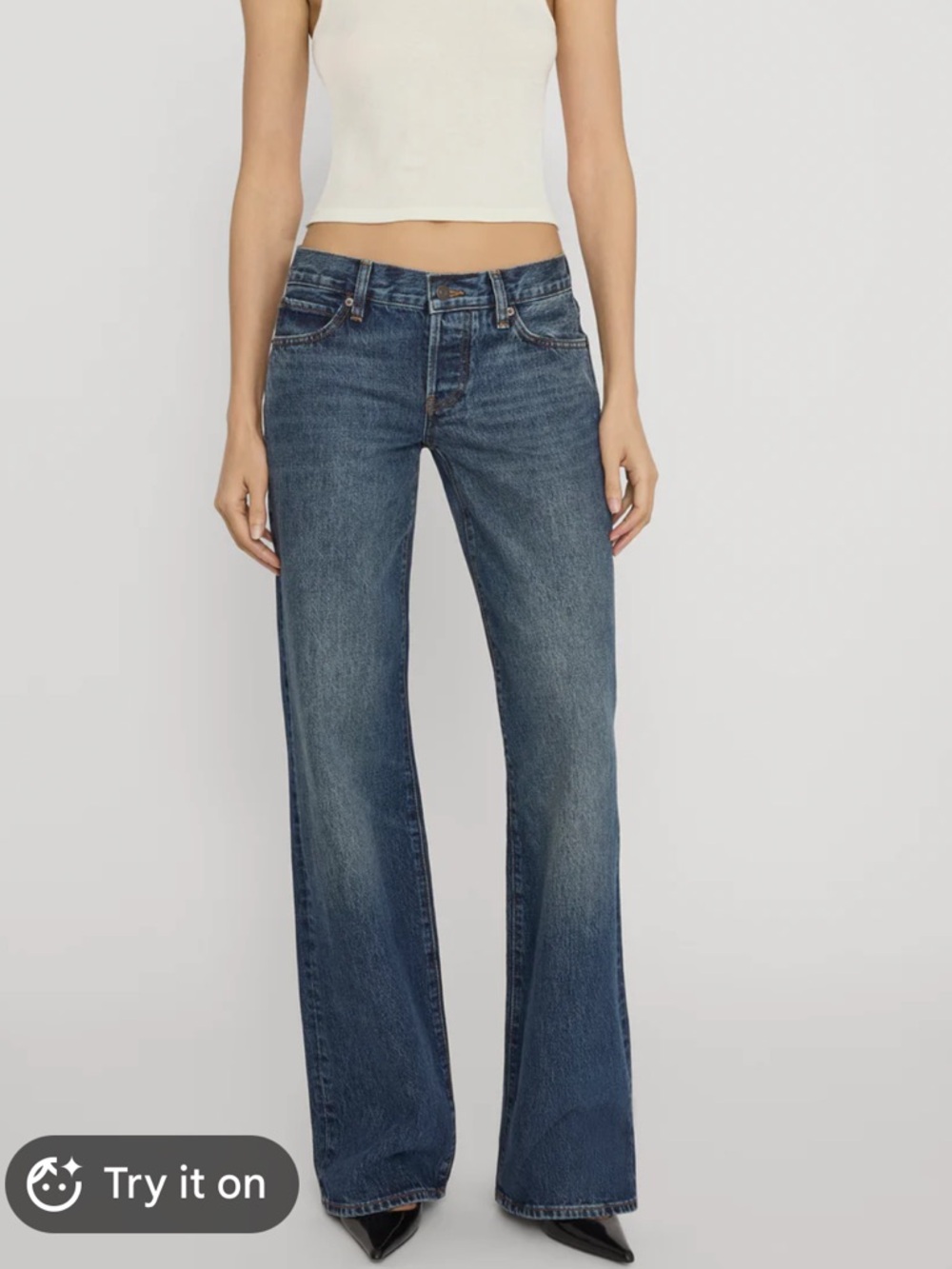 Frame x Amelia Gray the gray Jean
